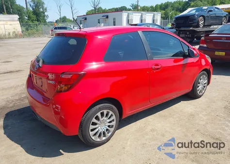 2015 Toyota Yaris L из США, поврежденный, VIN VNKJTUD32FA022227